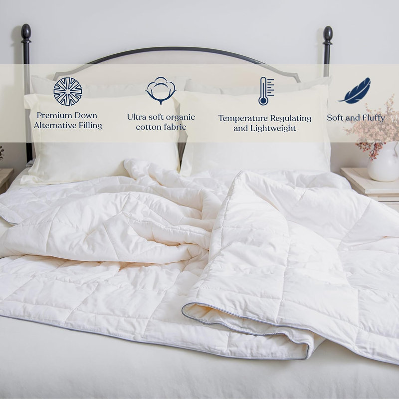 Garnissage de couette en duvet synthétique Delara, Très grand lit