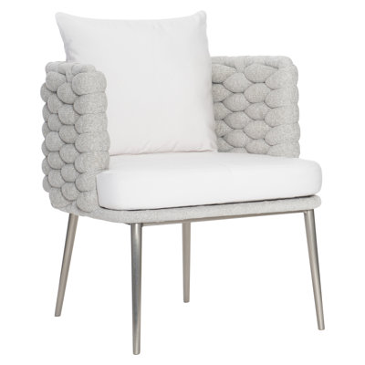 Santa Cruz Outdoor Arm Chair in Nordic Grey