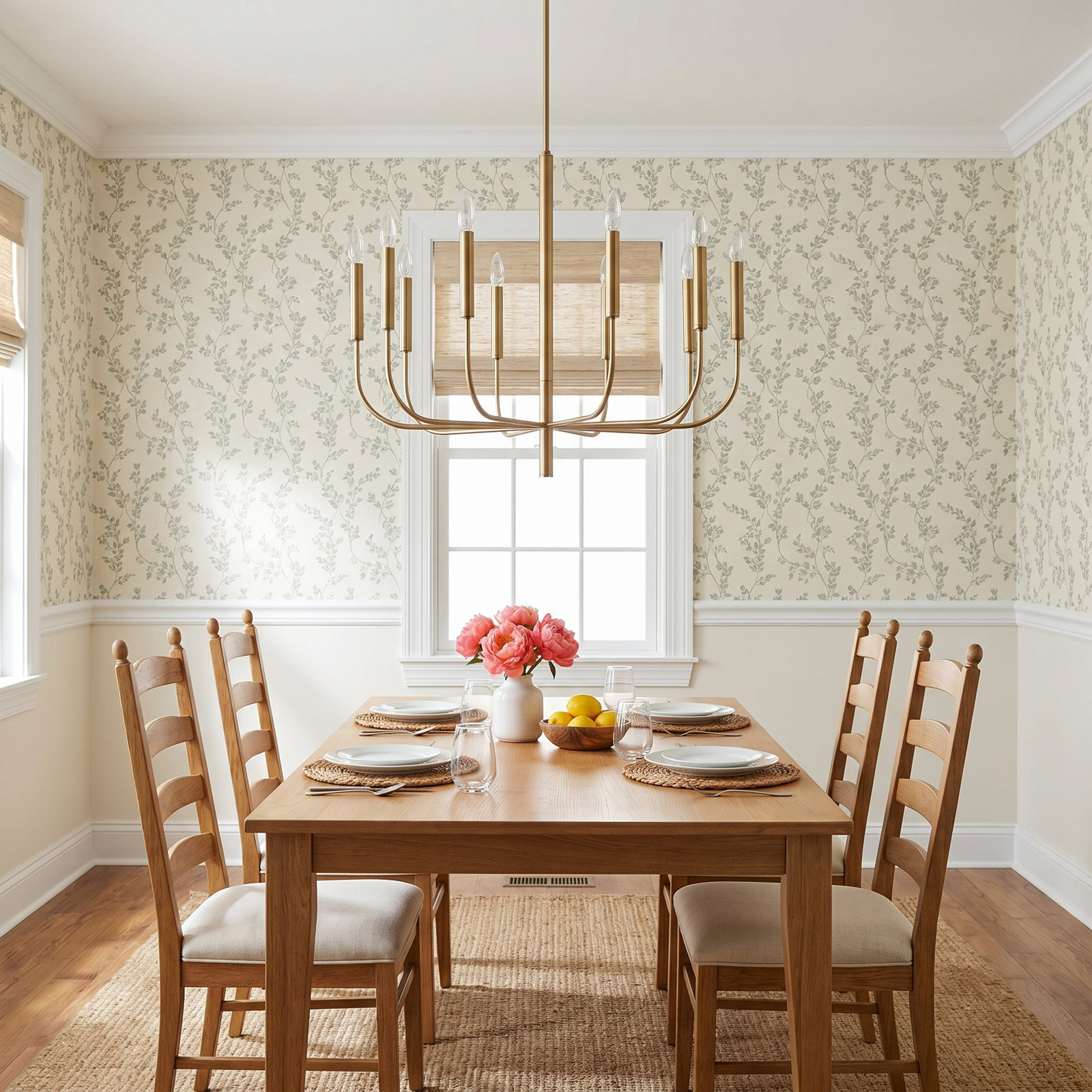 Tedder 9-Light Chandelier, Burnished Brass