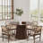 Solid Wood Round Pedestal Dining Table-479808689-479808688
