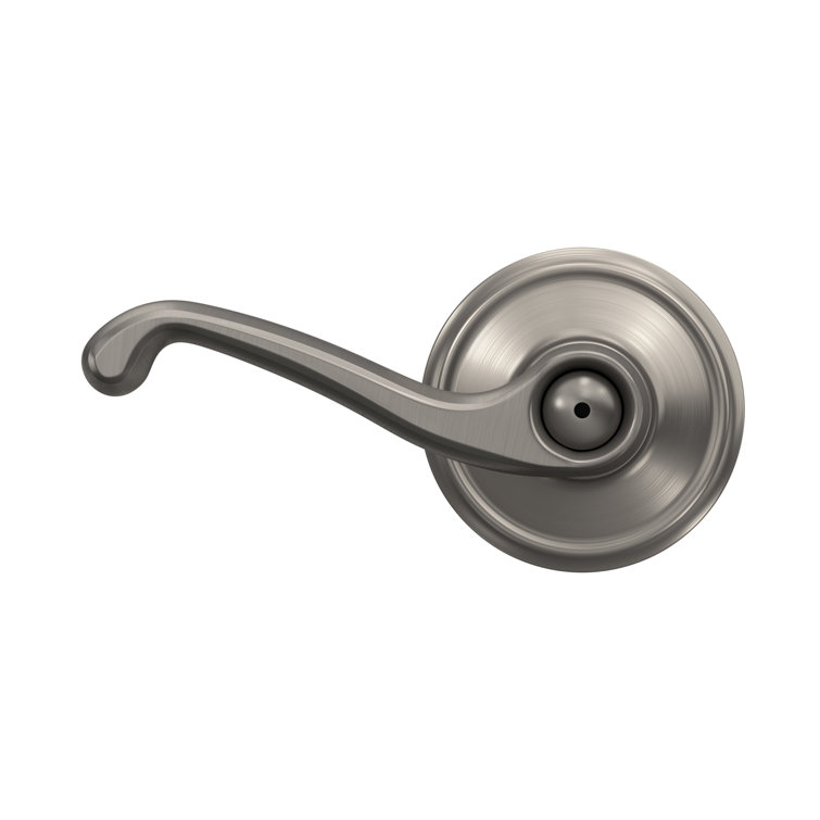 Schlage Schlage Flair Steel Privacy Lockset ANSI Grade 2 1-34 in.