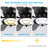 52" 5-blades Modern Crystal Ceiling Fan Fandelier With Lights And Remote Control