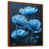 Toile avec cadre flottant brun