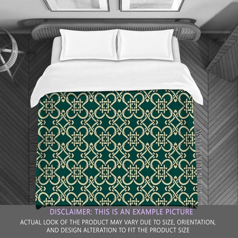 Polyester Geometric Shapes Comforter, Twin Extra Long Comforter