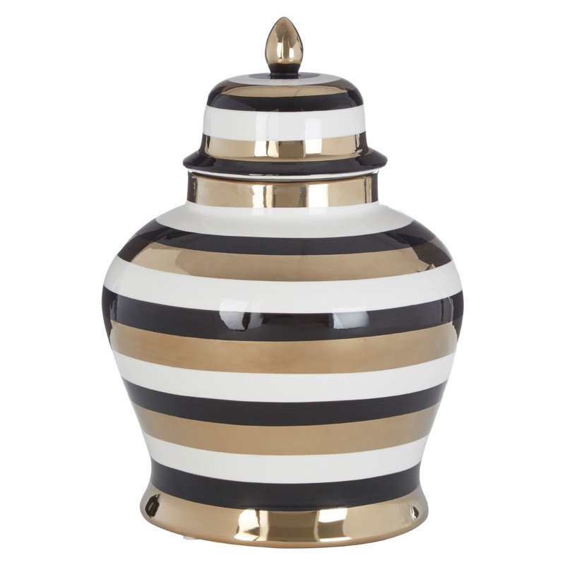 Ceramic / Porcelain Jar, 30cm H x 22cm W x 22cm D