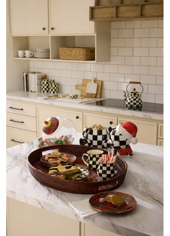 Courtly Santa Bear Cookie Jar