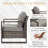 Drazen Wicker Steel Outdoor Seating Group-857824688-857824691