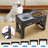 Elevated Pet Feeder Double Bowl