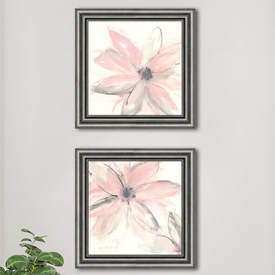 " Blush Clematis " 2 - Pieces Painting Print