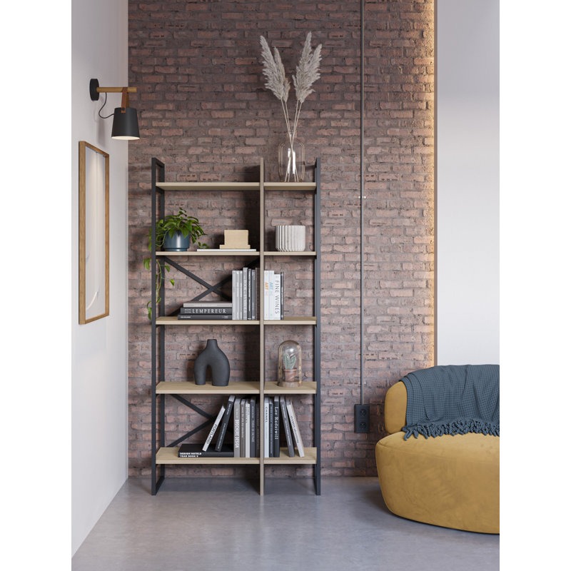 Bagdat 175 cm H x 87.5 cm W Standard Bookcase