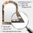 Metallic Copper And Chrome Abstract Flowers I - Flowers Unique Shape Decorative Mirror, Modern Freeform Large Wall Mirror, Printed Metal Art-1661007548