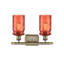 Éclairage pour meuble-lavabo à intensité réglable en laiton antique 2 lumières Wingo-107619859-107619869-47748949