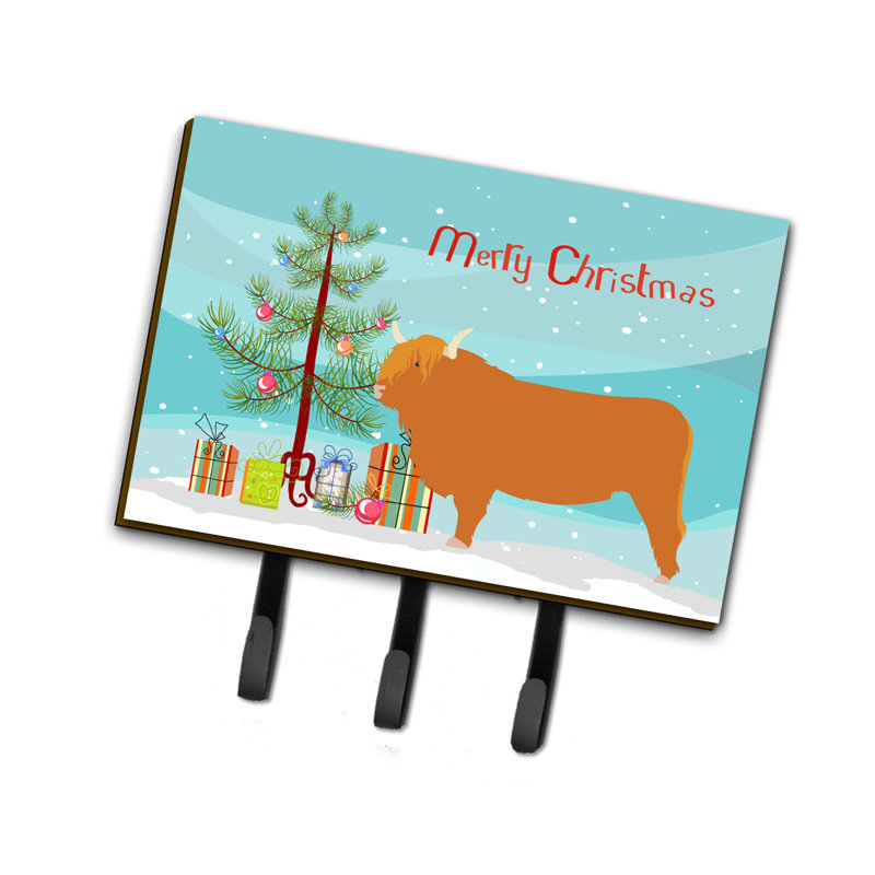 Porte-clés mural Highland Cow