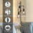 Zakaria 65'' Dimmable Tree Floor Lamp with 3 bulbs included-607696582