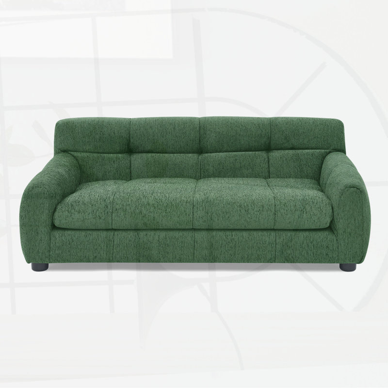 Canapé ergonomique en lin pour grands chiens, Vert