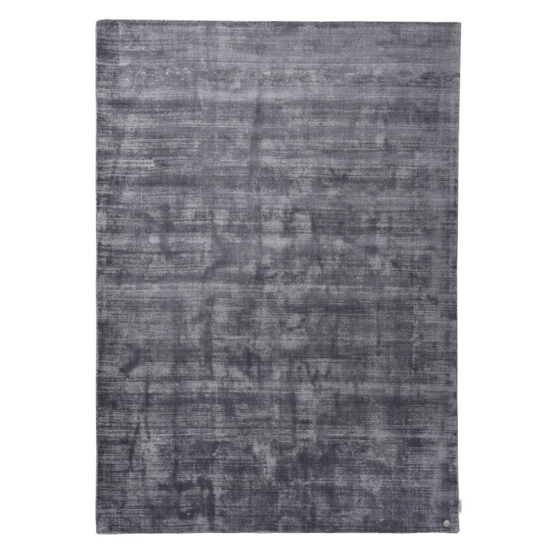 Shine Hand Loomed Anthracite Indoor Rug, Rectangle 300 x 400cm