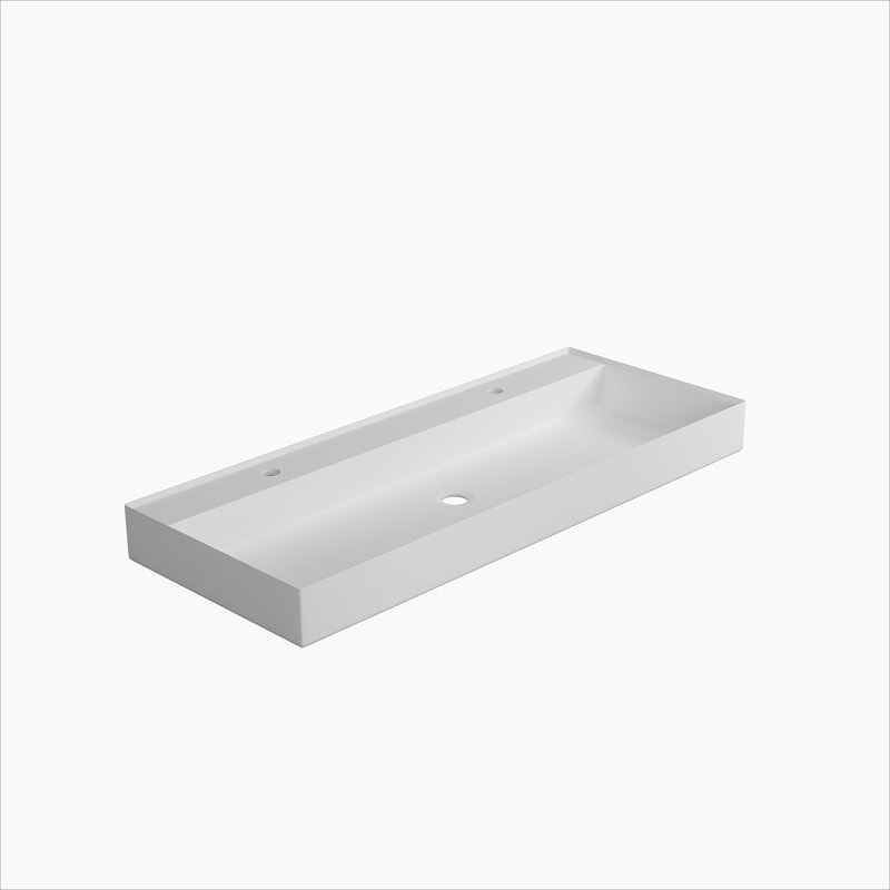 Stone Resin Solid Surface Bathroom Vanity Basin Sink