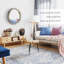 Miroir mural en bois 30,75 "