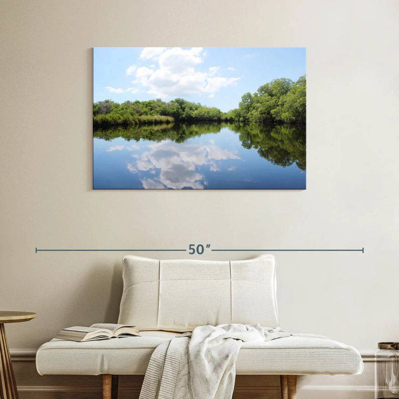 Alvord Lake Trees Reflection, 26" H x 39" W