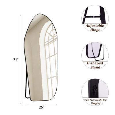 Miroir pleine grandeur abstrait