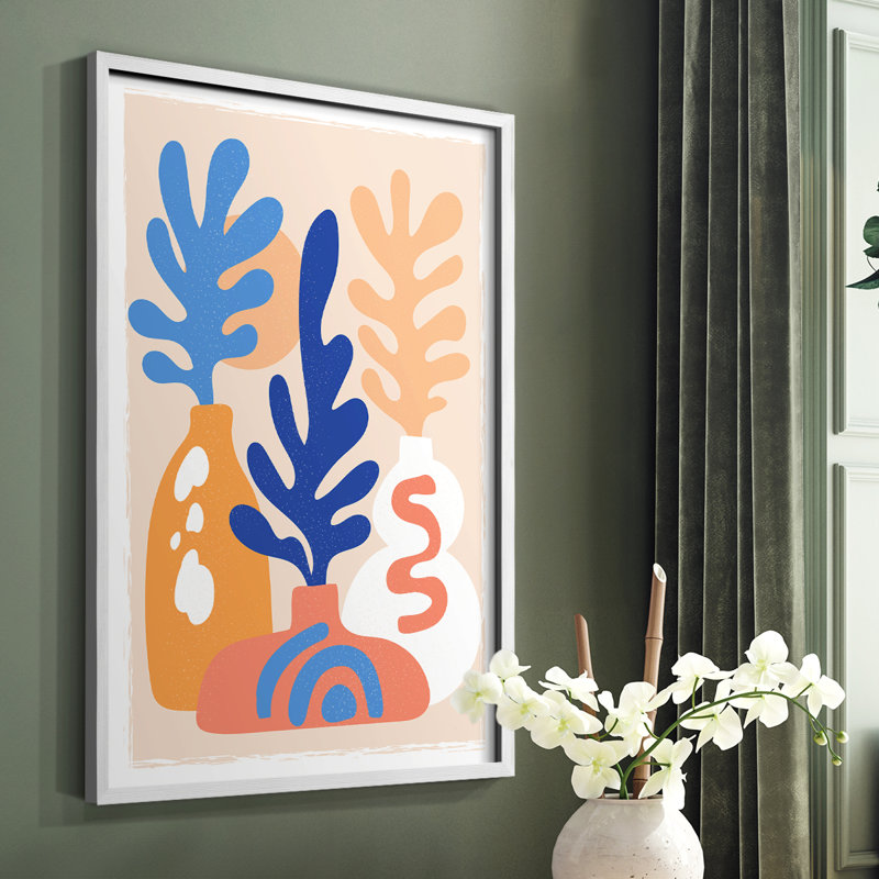 Matisse CECLXI, reproduction encadrée - bois massif, Blanc, H 20 po x l 16 po