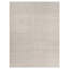 Textural Hand Knotted Silk Area Rug in Ivory