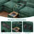 126‘’W U Shaped Cloud Couch Sectional Sofa,chenille Cloud Black Sectional Couches With Double Chaise Lounge For Living Room-1019852314