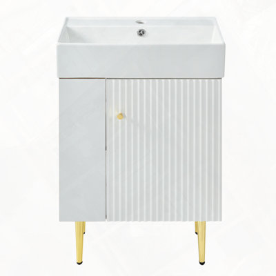 Meuble-lavabo pour installation simple
