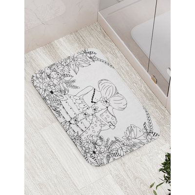Izayiah Non-Slip Bath Mat