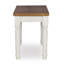 Ivor 40" Two Tone Solid Wood Farmhouse Dining Bench-568688157