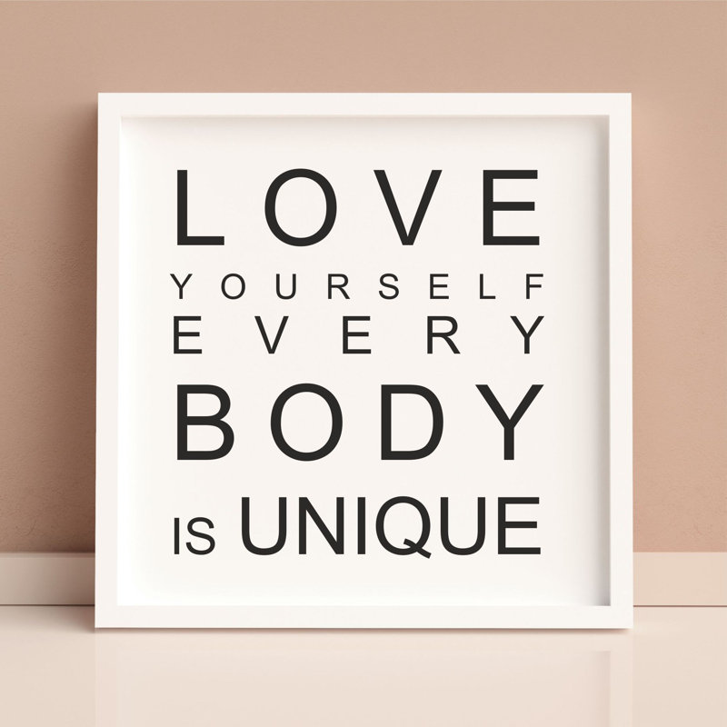 Love Yourself - Print on Plastic / Acrylic