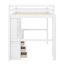 Lit mezzanine double avec tiroirs Andhy Kids