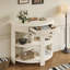 Console en bois avec tiroir et tablettes-133712547