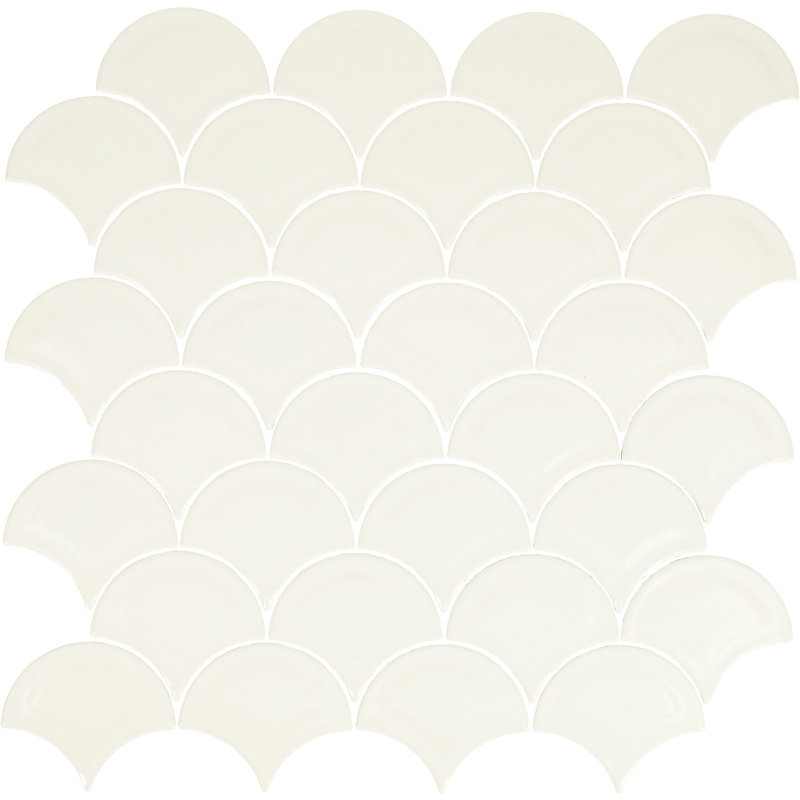 Carrelage mosaïque 3 pouces Daltile Revalia Remix (10 pièces par carton) (10,20 pieds carrés par carton), Felicity - blanc