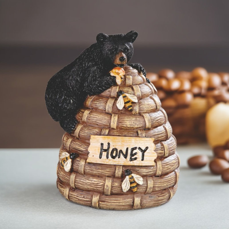 Figurine H 6 "Ours sur ruche