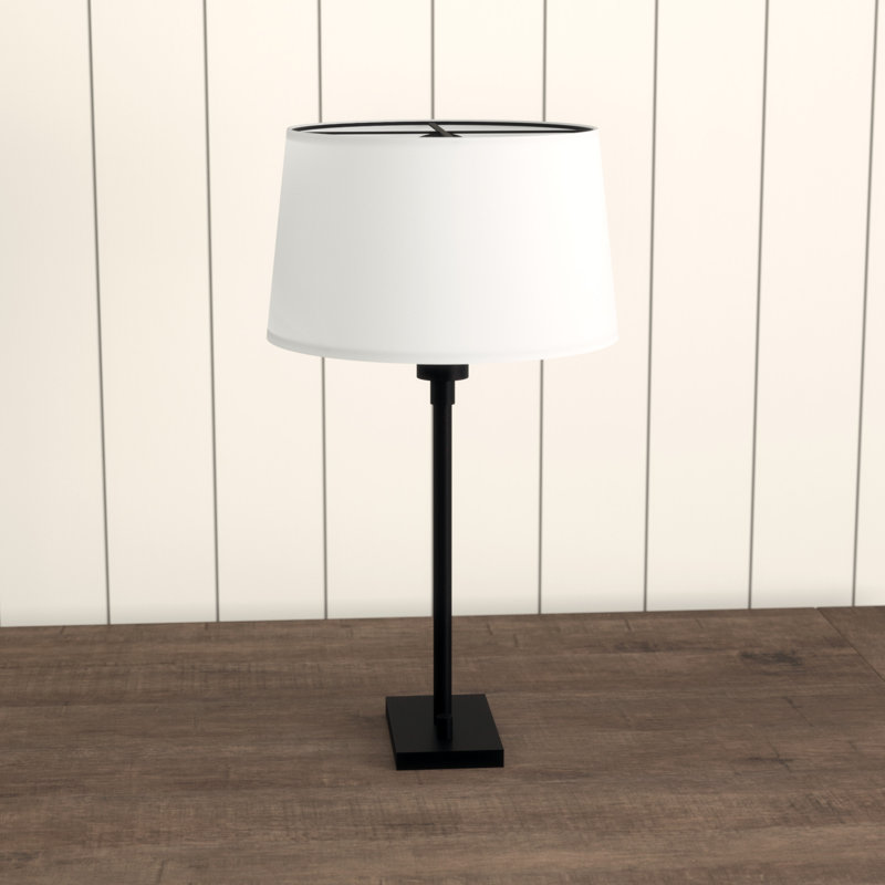 Real Simple Metal Table Lamp, Matte Black Powder Coat