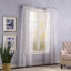 Panneaux de rideaux transparents à motif floral avec passe-tringle -889878508
