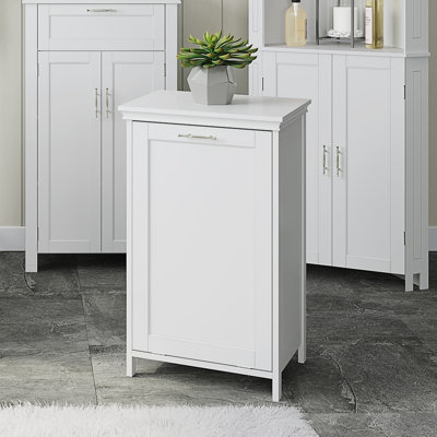 Somerset Wood Cabinet Laundry Hamper