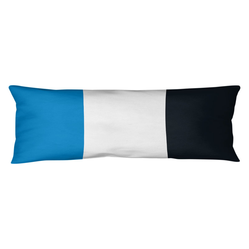 Oreiller de corps en polyester / polyester Arizona Football Stripes, Blanc, Football de la Caroline