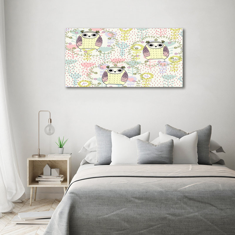 Owls - No Frame Print on Canvas