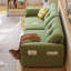 Causeuse-causeuse 100% polyester vert olive-129743311