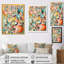 La géométrie de la couleur - décoration murale géométrique moderne-820321065-820321057
