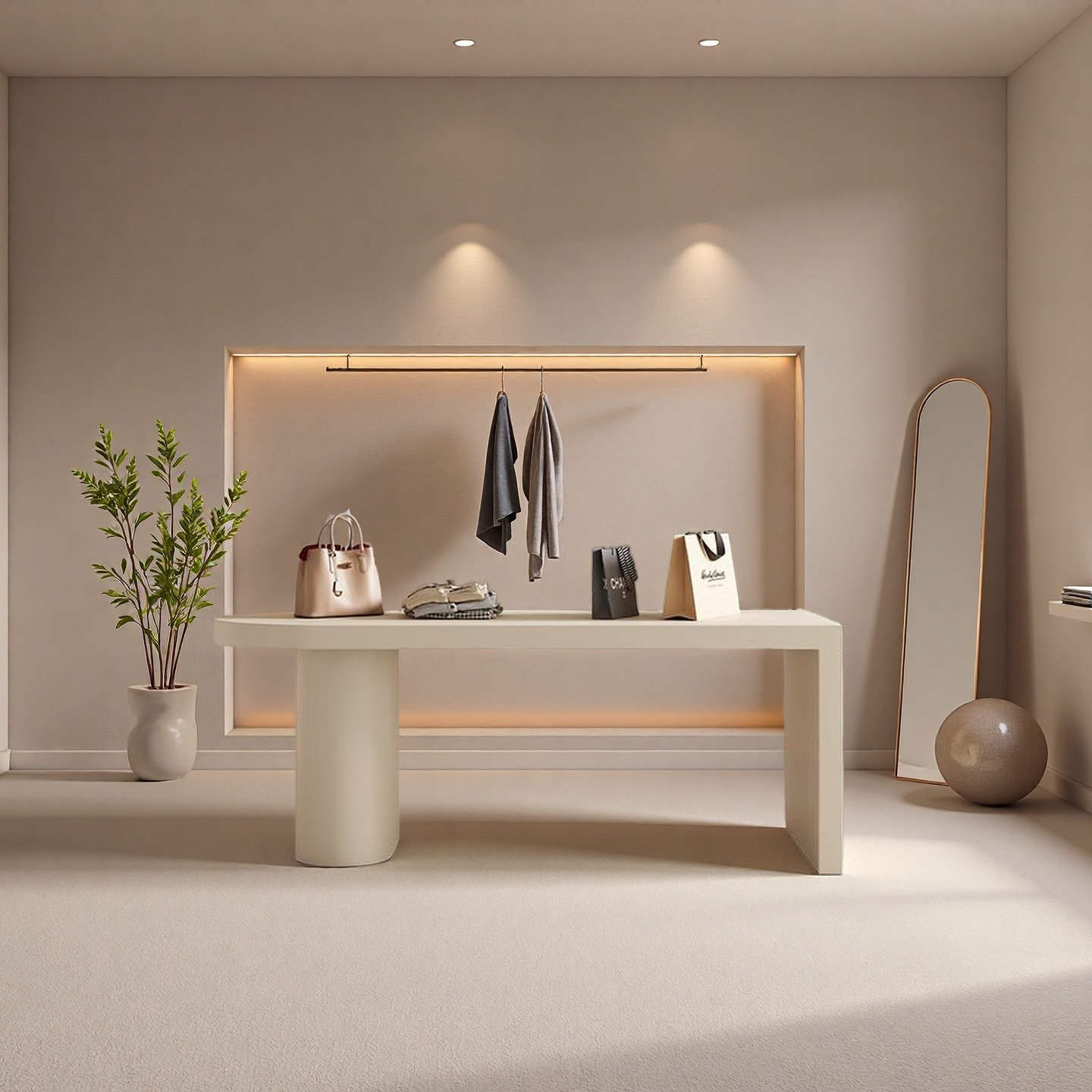 Rebrilliant Multifunctional display table for clothing store - Wayfair ...