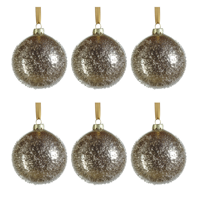 Ornement Helka The Holiday Aisle®, H 4 po x l 4 po x P 4 po, Or foncé