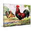 Three Roosters - Wrapped Canvas Print-798325296