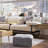 Cowan 20"W Wool and Cotton Square Pouf with Diamond Stitching-303443094