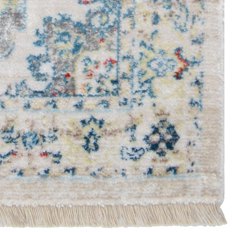 Crayton MACHINE MADE POLYESTER AREA RUGS  - Multicolor, Oriental Design, Area Rugs for Living Room, Bed Room