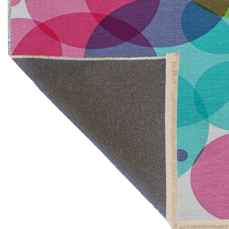 Tapis intérieur / extérieur rectangulaire himari, Rectangle 4 pi 7 po x 6 pi 7 po