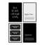 Tidings in Type, ensemble de 4 impressions d'art-1237246302-1237246272