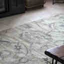 Langley Street® Lineberger Floral Handmade Tufted Sage Green/Beige Area ...